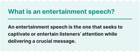 Entertainment Speech Maker + Topics, Examples, & Writing Tips