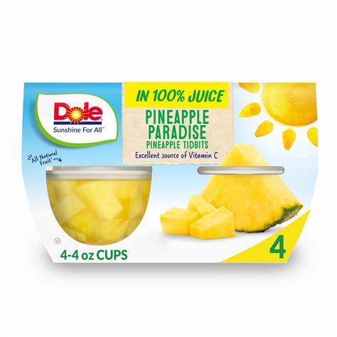 Dole Pineapple Chunks In Juice Nutrition Facts Besto Blog