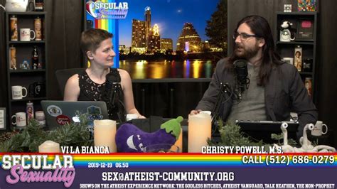 Secular Sexuality 06 50 With Christy Powell And Vi La Bianca Youtube