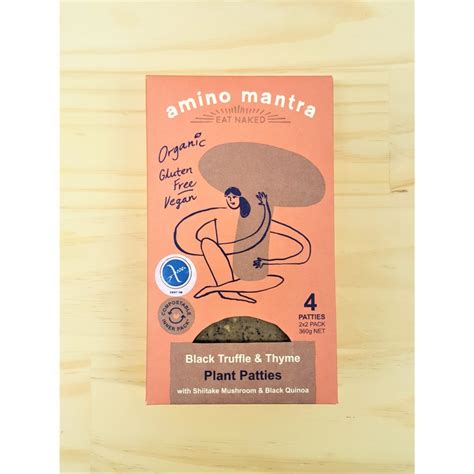 Amino Mantra Plant Patties Truffle N Thyme Taste Nature Organic