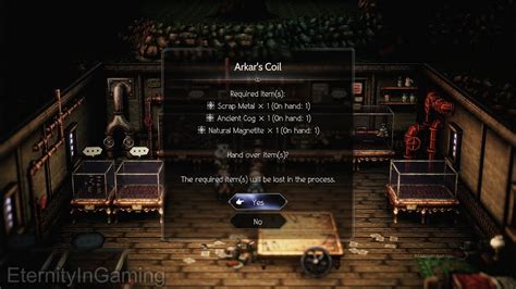 Octopath Traveler Inventor Arkars Coil Guide Natural Magnetite