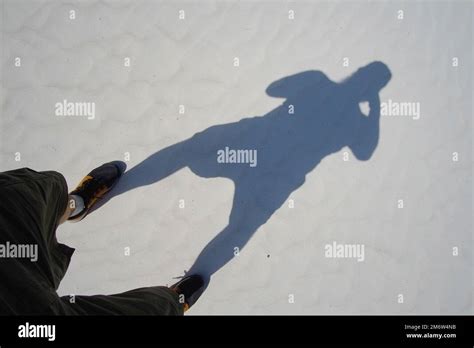 Shadow Self Portrait Stock Photo Alamy