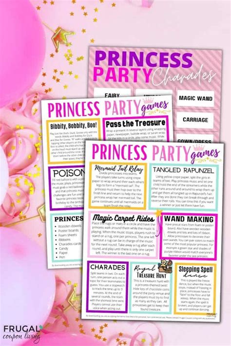 Entertaining Princess Party Games Printable - Royal Stamp of Approval