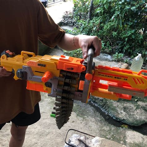 Nerf Gun Vulcan EBP-25, Hobbies & Toys, Toys & Games on Carousell