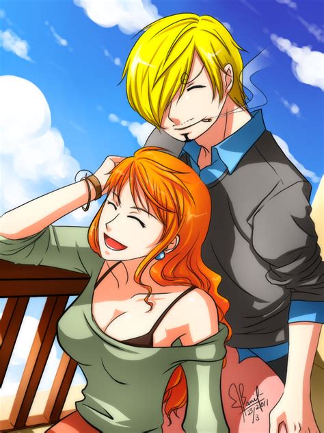 One Piece Sanji X Nami By Honeyf On DeviantArt