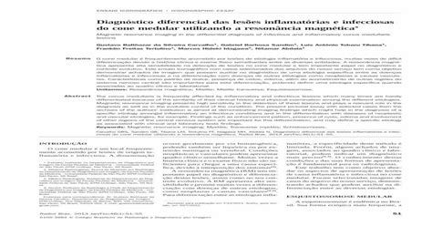 Diagnóstico Diferencial Das Lesões Inflamatórias E · 53 Carvalho