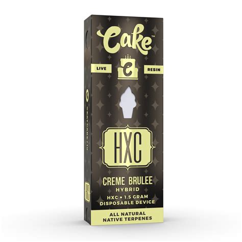 Cake HXC Live Resin Disposable 1 5g D8 GAS Best Delta 8 CBD