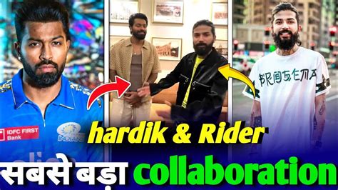 Hardik Pandya And Uk07 Rider Collab Video Is Too Interesting Hardik Give Savage Reply Youtube