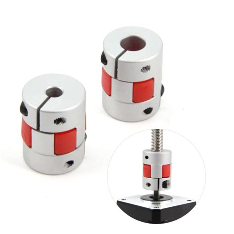 Yeebyee 5mm To 8mm Bore Aluminium Plum Flexible Shaft Coupling Servo