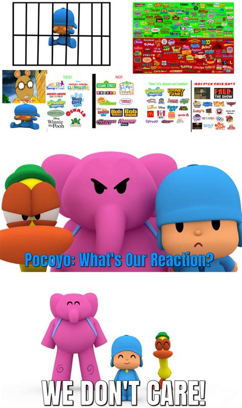 Pocoyo Pato And Ellys Reaction To Their Hatedom By Zmcdonald09 On Deviantart