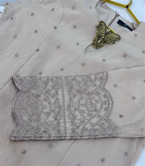 CAMELIA KURUNG PREMIUM ORGANZA SHIMMER NUDE Apple Couture