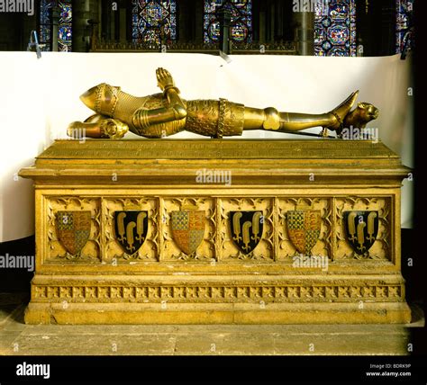 Tomb of the Black Prince, Canterbury Stock Photo, Royalty Free Image ...