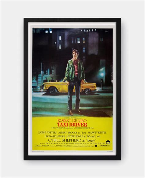 Taxi Driver 1976 Movie Poster The Curious Desk