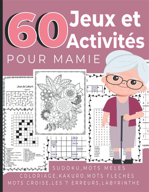 Buy 60 Jeux et Activités pour Mamie Livre d exercices pour sénior et