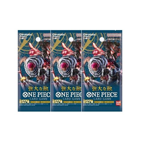 Sobres X3 One Piece TCG Pillars Of Strength OP 03 Progaming