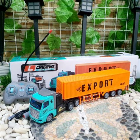 Jual YS43DA Rc Truk Kontainer Mobil Truck Remote Control Trailer