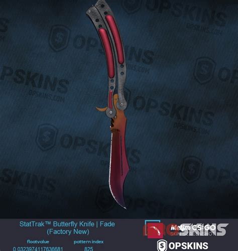 StatTrak™ Butterfly Knife Fade 100% | BroSkins - CS 2 trade & skins