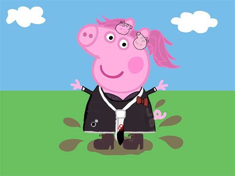 So I just made a edit out of a Peppa pig picture | Danganronpa Amino