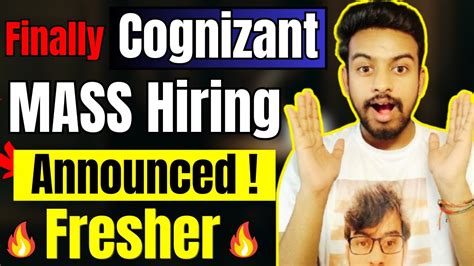 Finally Cognizant Mass Hiring Announced OFF Campus Drive For 2024