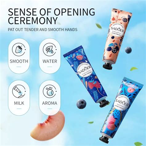 Sadoer Hand Cream Perfumes Hand Essence Moisturizer Natural Hand Cream