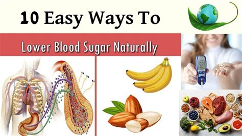 10 Easy Ways To Lower Blood Sugar Levels Naturally Natural Health Tips