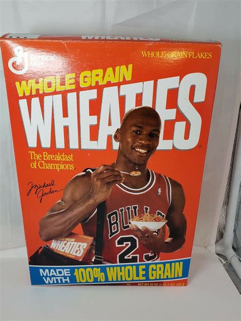 Mavin Wheaties Whole Grain Michael Jordan Unopened 12 Ounce Cereal