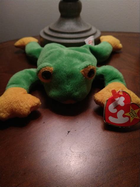 Smoochy frog TY Original beanie baby | Etsy