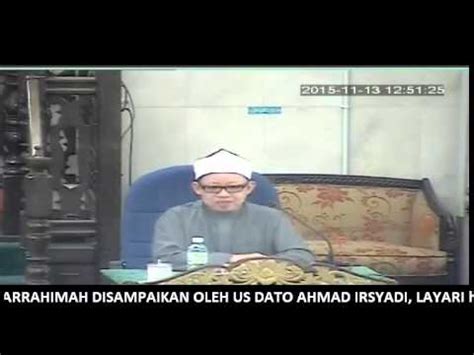 dato ahmad irsyadi tazkirah jumaat youtube