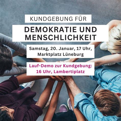 Kundgebung F R Demokratie Und Menschlichkeit Lebendiges L Neburg