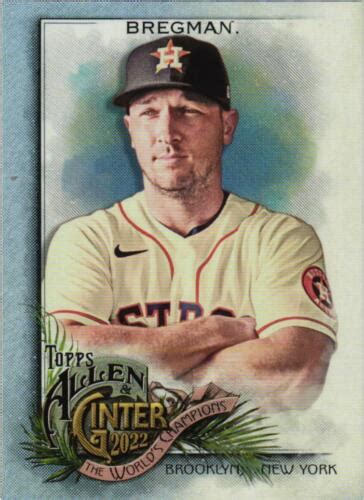 Topps Allen Ginter Alex Bregman Houston Astros Ebay