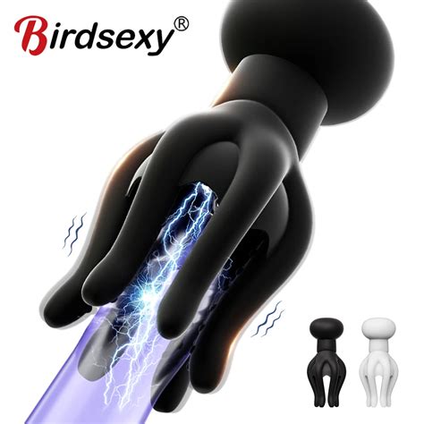 10 Mode Glans Stimulate Vibrator For Men Penis Lasting Delay Endurance Exer Trainer Massager