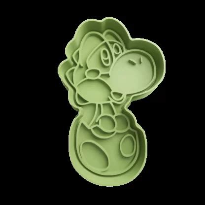 Yoshi En Huevo De Super Mario Bros Cortante Para Galletitas Cortantes