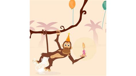 Happy Chimp Birthday Traditional Happy Birthday Song Youtube