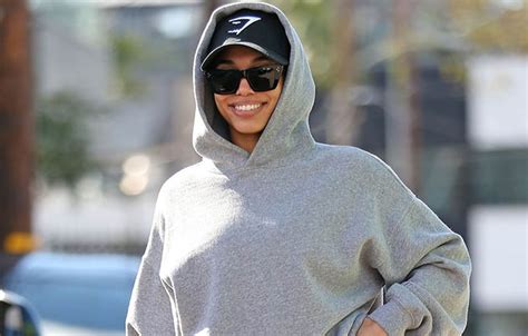 Lori Harvey Slips On Velcro Slides And Gymshark Leggings For Pilates Footwear News