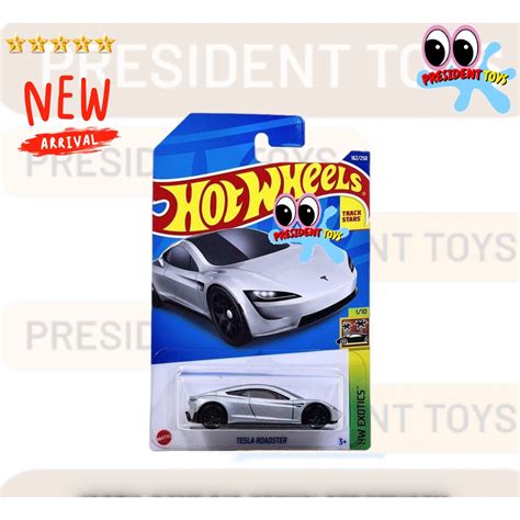 Hot Wheels Tesla Roadster Silver Special Lote H President Toys Shopee Philippines