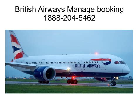 British Airways Manage My Booking 1888 204 5462 British Airways