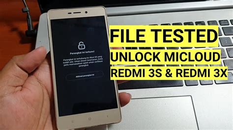 File Gratis Unlock Micloud Redmi S Land Dan Redmi X Landx Mi Account