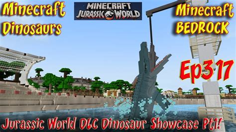 Minecraft Jurassic World DLC Addon Dinosaur Showcase Pt1 HD 60FPS