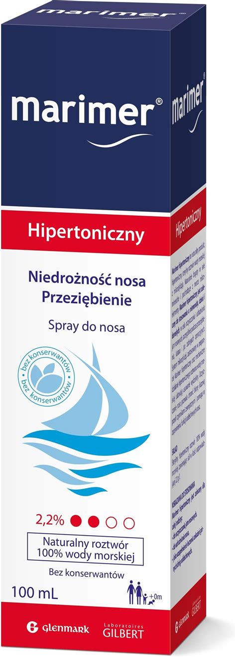 Marimer Woda Morska Spray Hipertoniczny Ml Opinie I Ceny Na Ceneo Pl