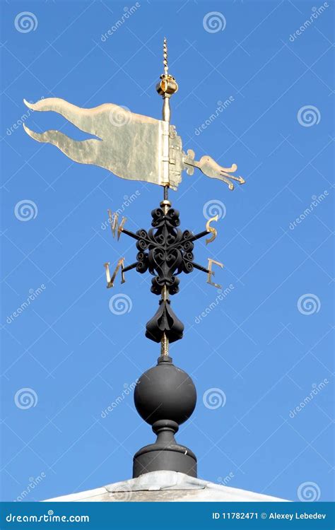 Weather Vane Stock Image Image Of Cloudscape Blue Meteorology 11782471