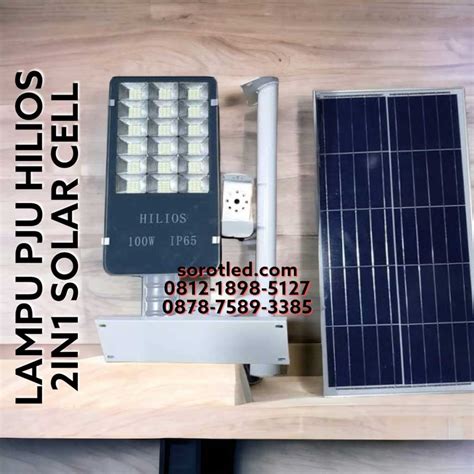 Jual Lampu Jalan Hilios Solar Cell W Cahaya Glodok