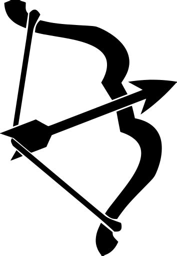 Svg Bow Archery Weapon Arrow Free Svg Image And Icon Svg Silh