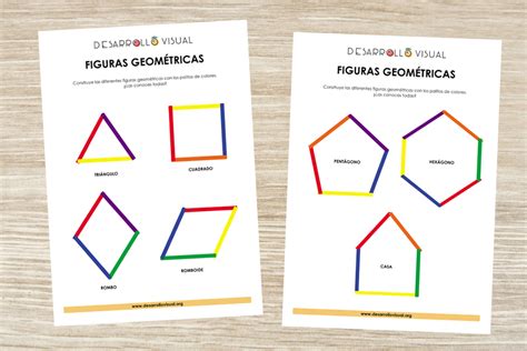 Figuras Geometria Con Palitos De Helado Juego Con Palitos Artividades