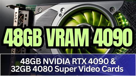 48GB VRAM NVIDIA RTX 4090 Video Card #nvidia #gaming #vram #rtx #4090 #4080super @3DGAMEMAN ...