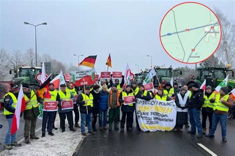 Niemieccy Rolnicy Zablokuj Przej Cie Graniczne Z Polsk Protest