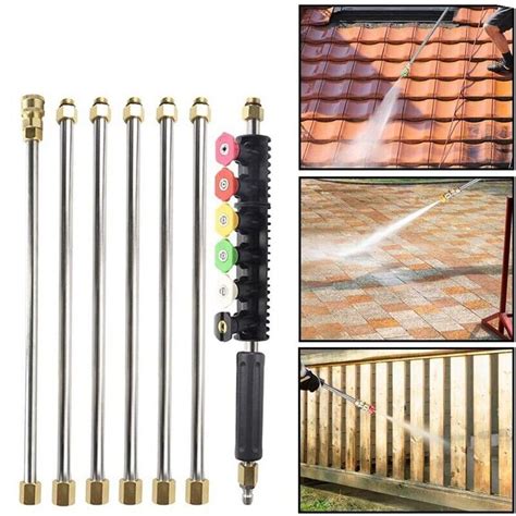 Ft Gutter Cleaning Tool Pressure Washer Extension Wand With Nozzle