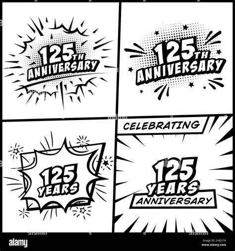 125 Years Logo Black And White Stock Photos And Images Alamy