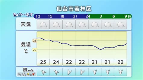 ピンポイント予報｜県内の詳しいお天気｜mmt ミヤギテレビ