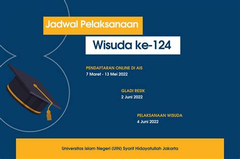 Jadwal Wisuda Ke Biro Aakk Universitas Islam Negeri Syarif