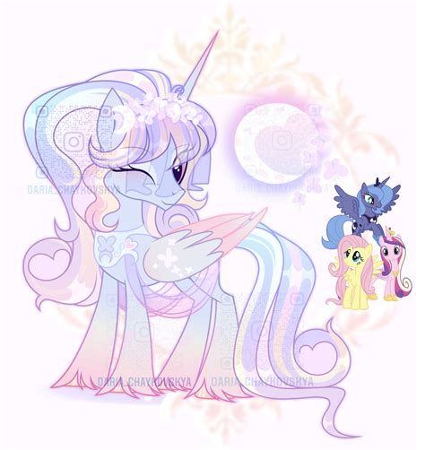 Open Cadence Fluttershy Luna Fusion By Mariakarpova123 On